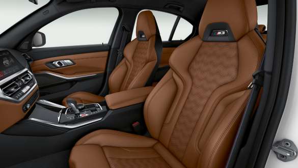 Sièges M sport de la BMW M3 Competition Berline G80 2020 Sièges M sport de la BMW M3 Competition Berline G80 2020, intérieur