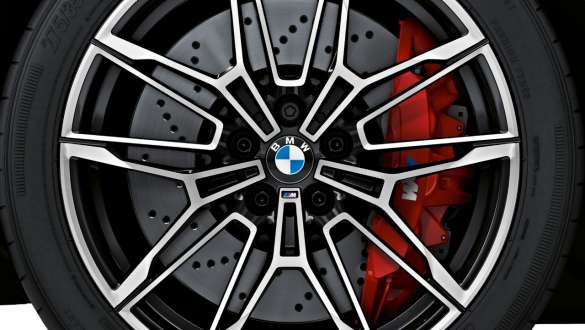 19"/20" M forged wheels 825 M Bicolour Black BMW M3 Sedan G80 2020 BMW M3 Sedan G80 2020 19"/20" M forged wheels 825 M Bicolour Black close-up wheel