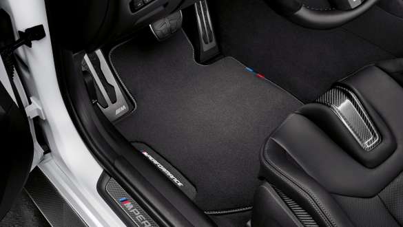 Tapis de sol M Performance en carbone de la BMW M3 Berline G80 2020 BMW M3 Berline G80 2020 M Performance, Tapis de sol