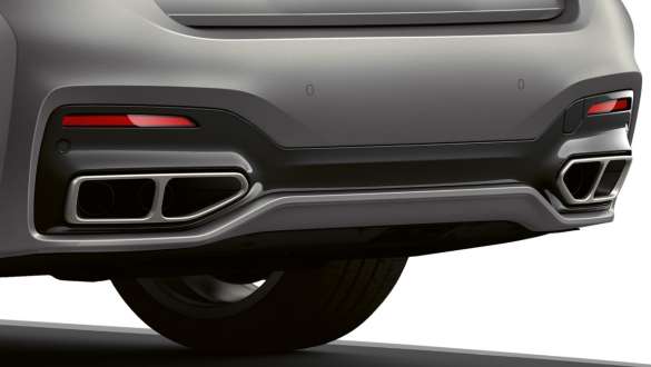 Sorties d’échappement avec inserts BMW M760Li xDrive Berline, embouts d'échappement avec inserts