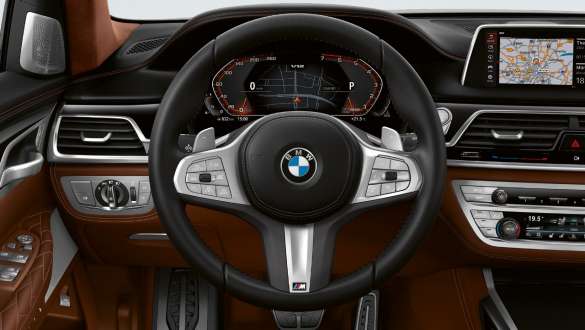 Volant M en cuir BMW M760Li xDrive Berline, BMW Série 7 M Performance, volant M en cuir
