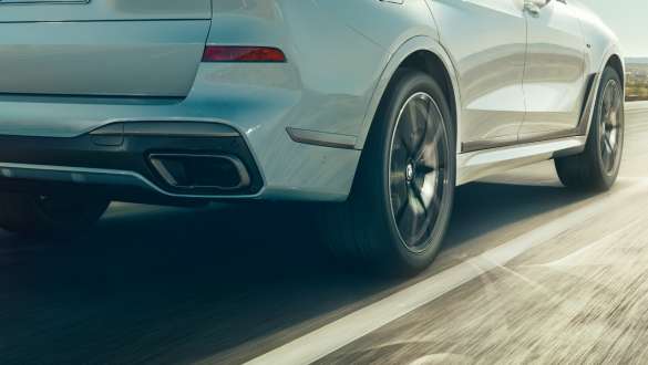 BMW X7 M avec différentiel M sport BMW X7 M avec différentiel M sport, G07, gros plan sur la partie arrière