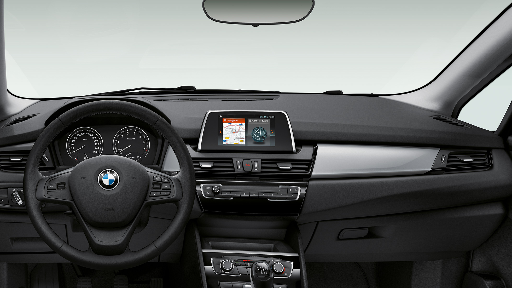 Poste de conduite de la BMW Série 2 Active Tourer Modèle Advantage Poste de conduite de la BMW Série 2 218i F45 2018