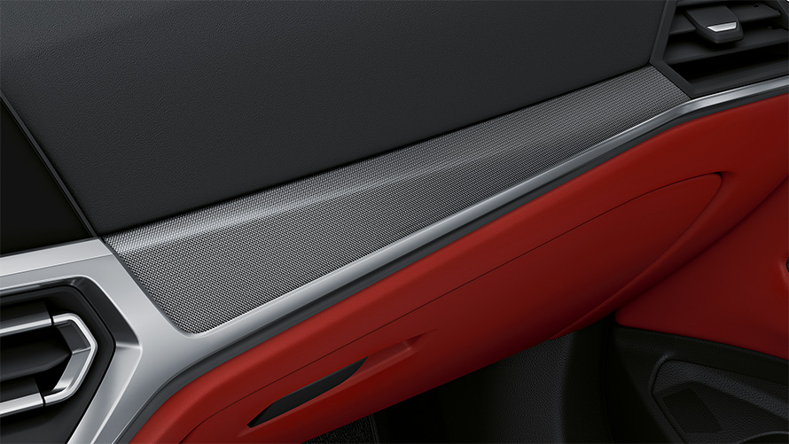 Inserts de décoration en Aluminium Tetragon BMW Série 4 Coupé 2020 G22 Individual