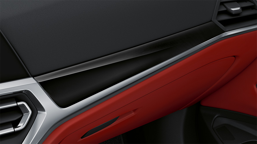 Inserts de décoration BMW Individual en Pianolack Schwarz BMW Série 4 Coupé Individual 2020 G22