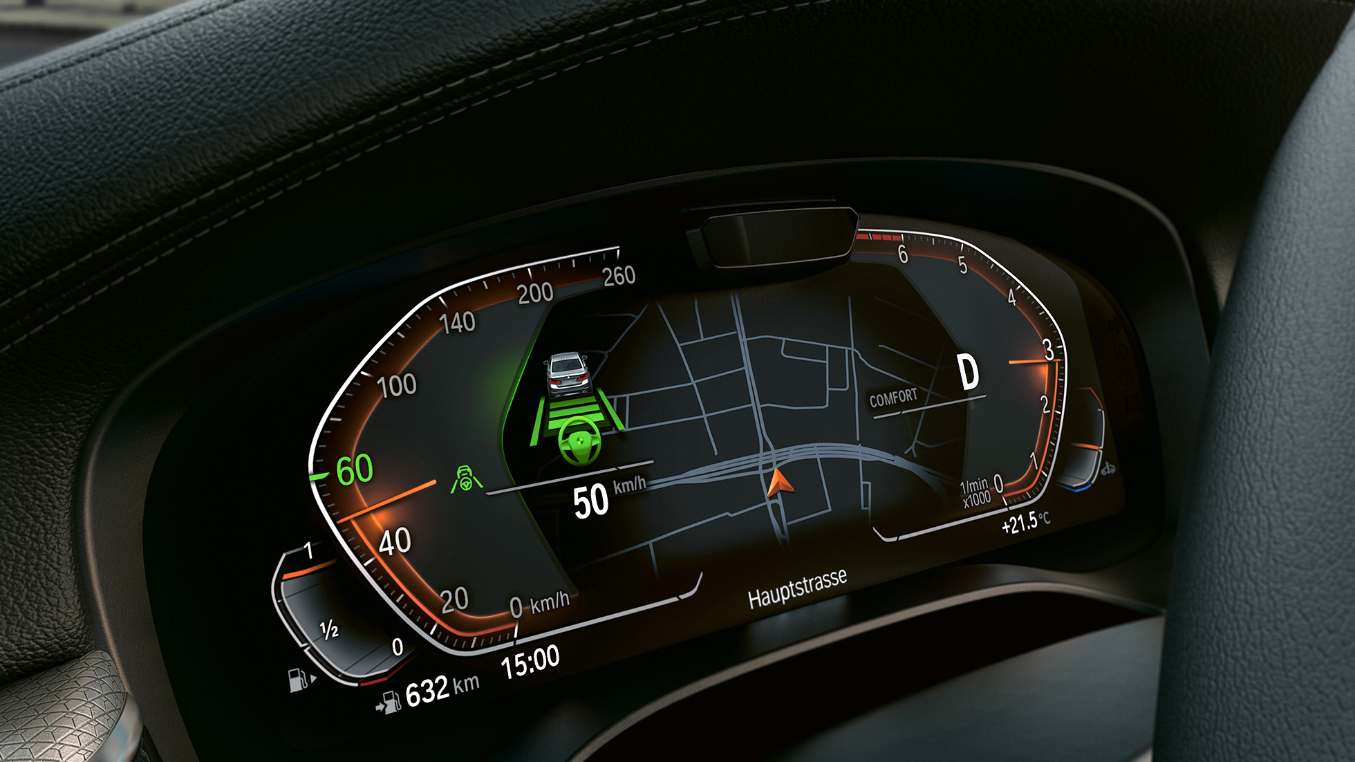 BMW Personal CoPilot de la BMW Série 5 Berline G30 BMW Personal CoPilot de la BMW Série 5 Berline G30 2020, Control Display et habitacle