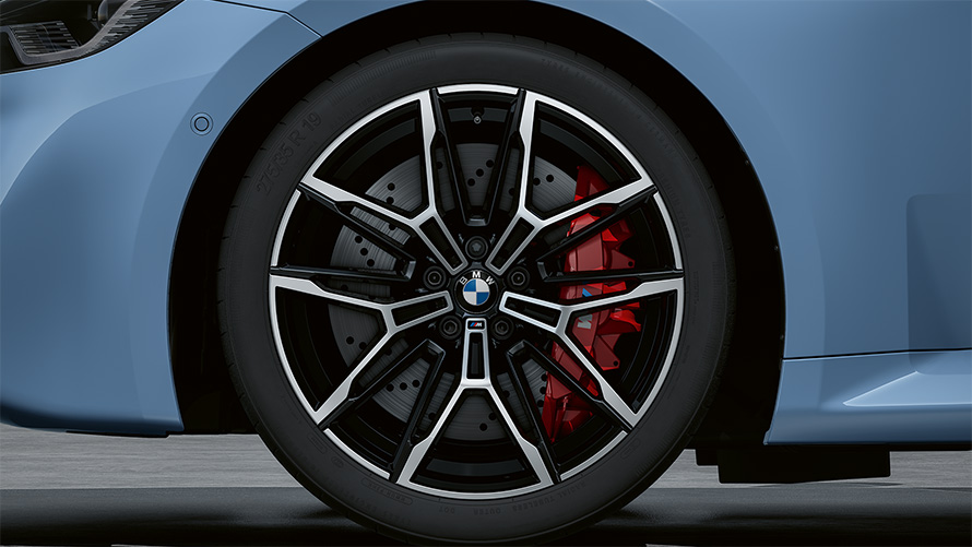 Jantes BMW M en alliage léger à doubles rayons 930 M BMW M2 G87