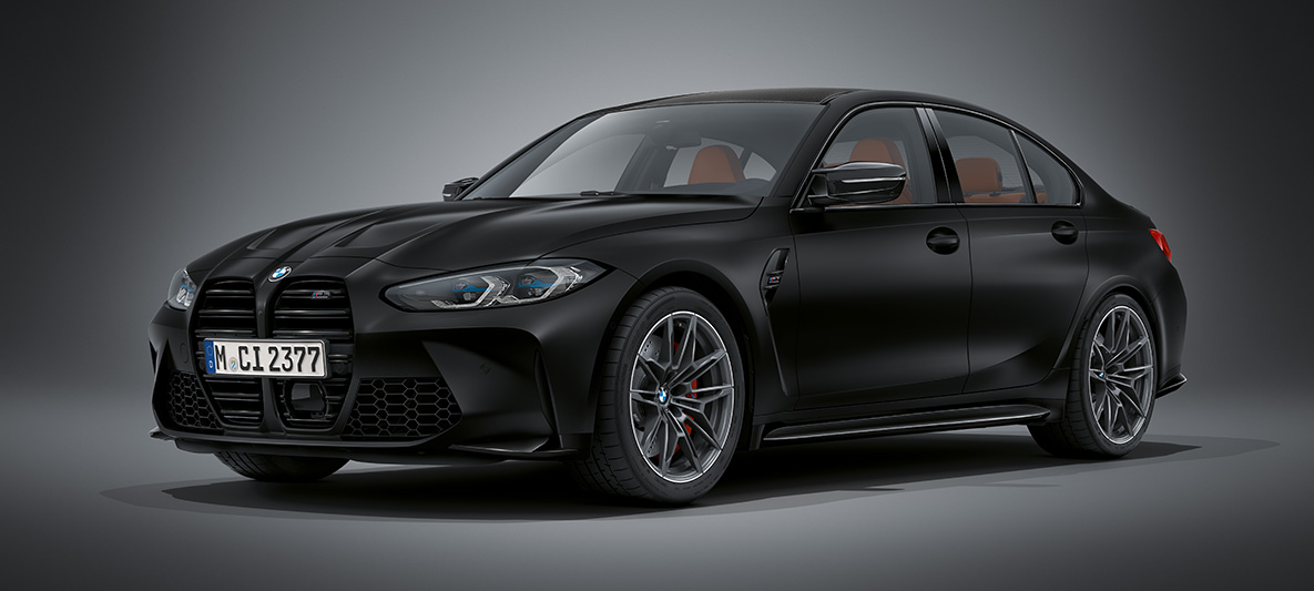 BMW Individual revêtement intérieur tout cuir Merino Fjordblau/Schwarz BMW M3 Berline 2020 G80, habitacle BMW Individual revêtement intérieur tout cuir Merino Fjordblau/Schwarz BMW M3 Berline G80 2020, poste de conduite