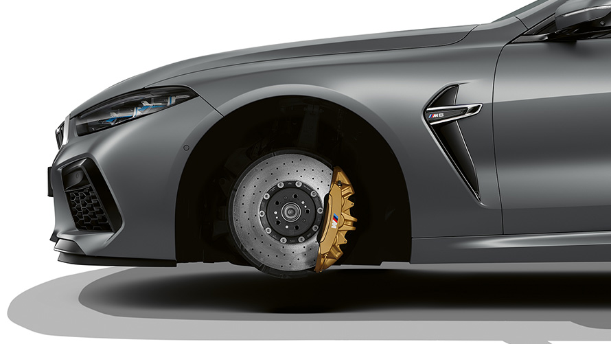 BMW M8 Gran Coupé F93 LCI Facelift 2022 BMW Individual Frozen Pure Grey metallic M Carbon ceramic brake without tires