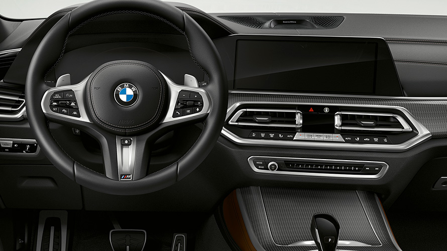 Volant M en cuir, BMW X5 M50i et M50d G05 2018 SUV poste de conduite