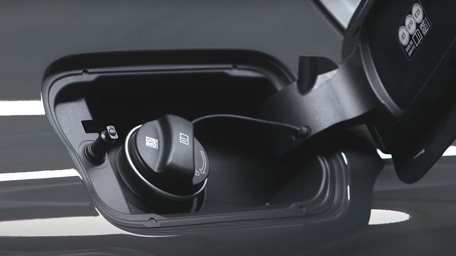 BMW X5 G05 BMW Plug-in&nbsp;Hybrid couvercle de r&eacute;servoir vue en gros plan