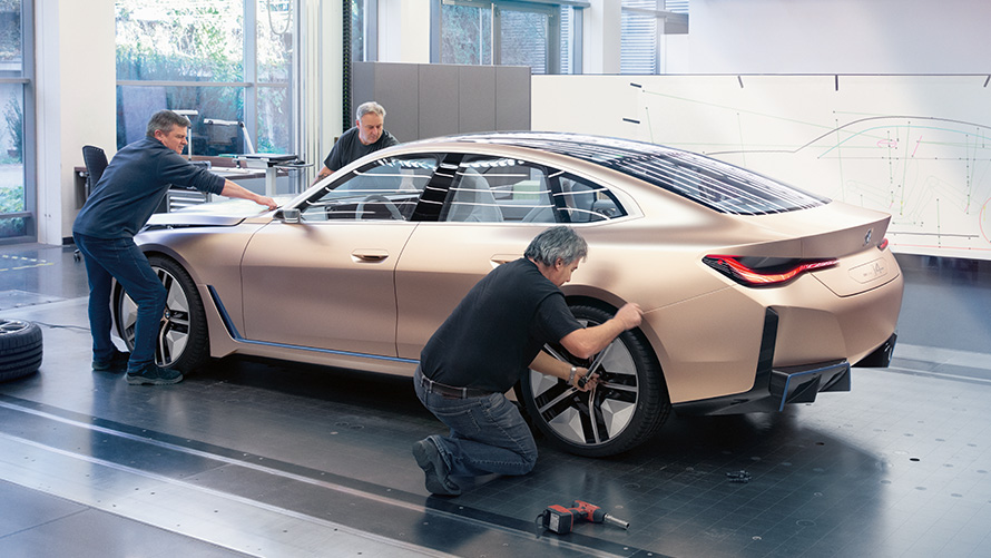 BMW Concept i4 2020 G26 Image 4 BMW Concept i4 2020 G26 Voiture 100 % électrique BMW Gran Coupé Image 4